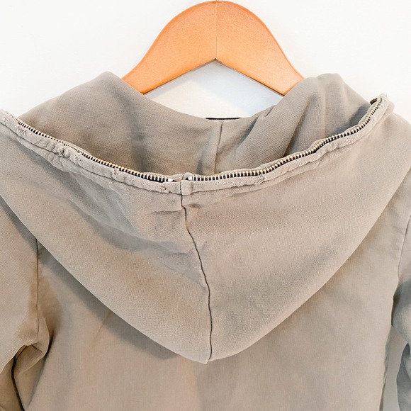 AllSaints Xonda Crop Zip Hoodie - Picture 7 of 12